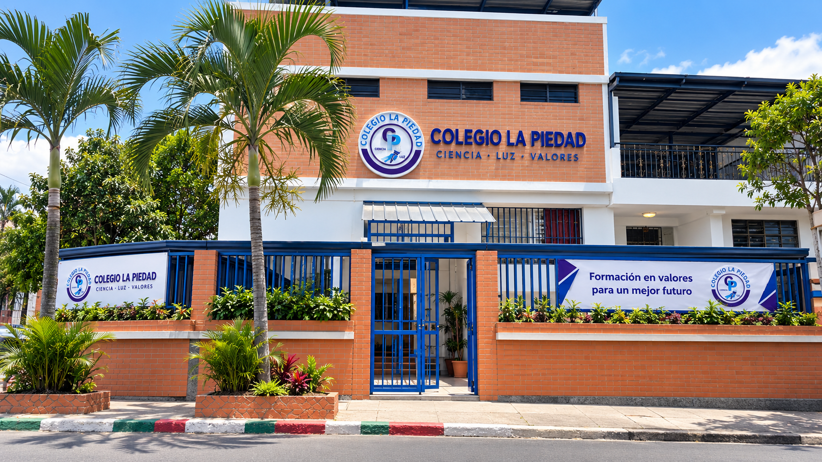 Fachada del Colegio La Piedad